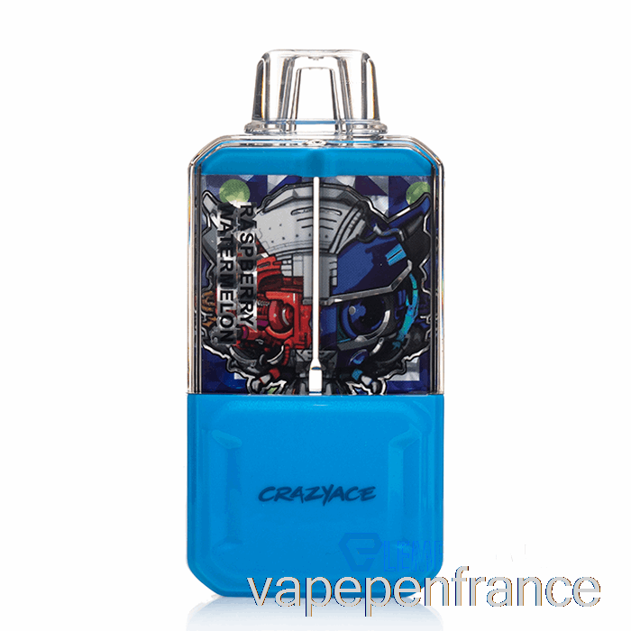 Stylo Vape Jetable Crazyace B15000 Framboise Pastèque